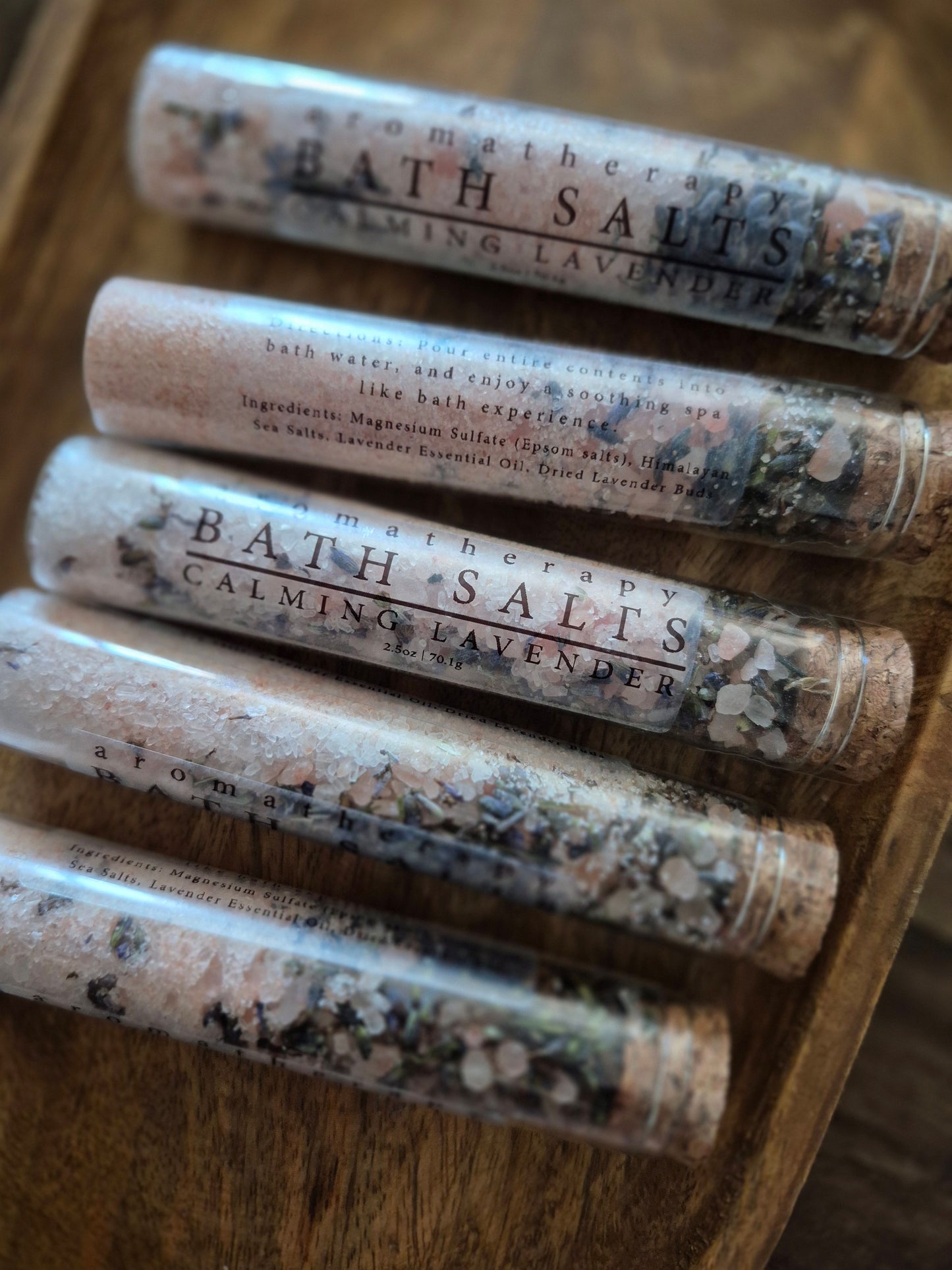 Aromatherapy Bath Salts - Calming Lavender