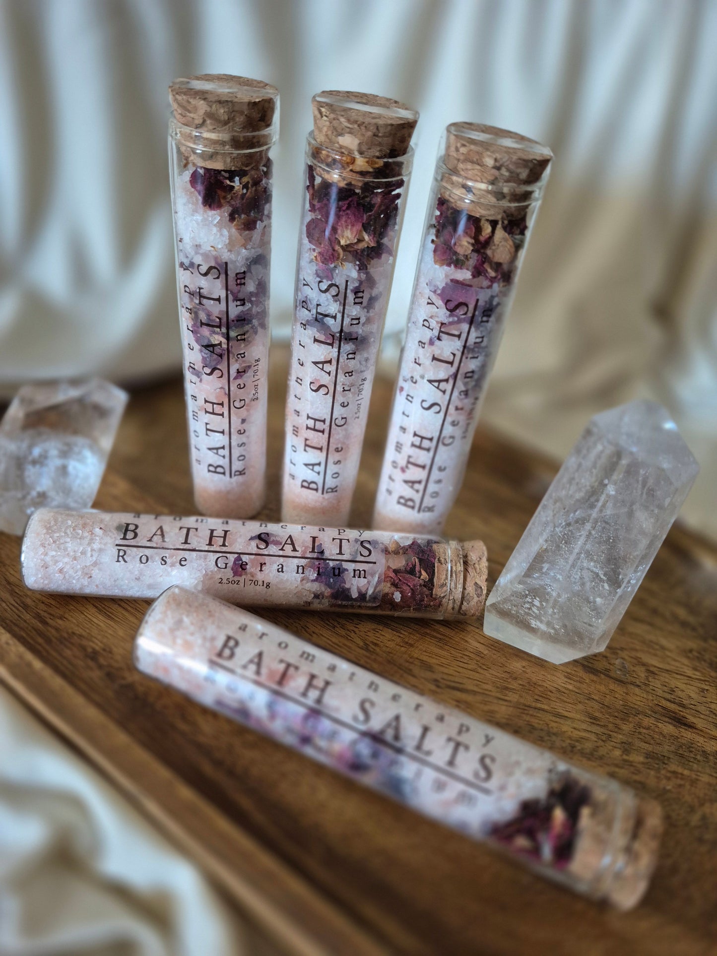 Aromatherapy Bath Salts - Rose Geranium